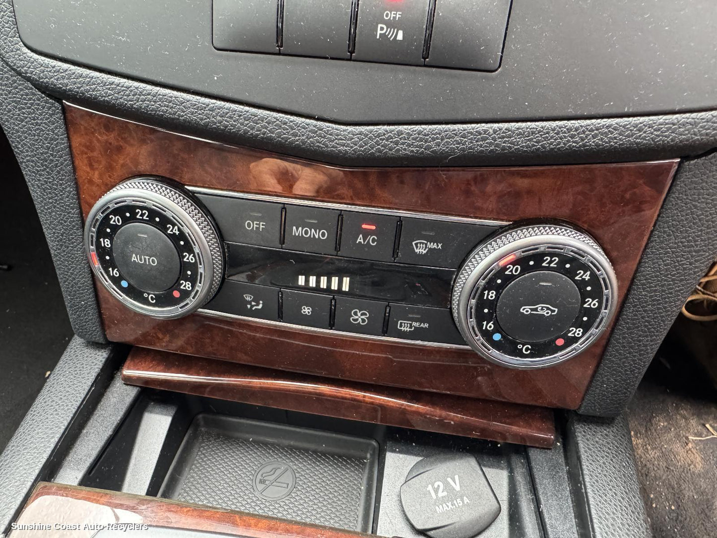2007 Mercedes C Class Heater Ac Controls