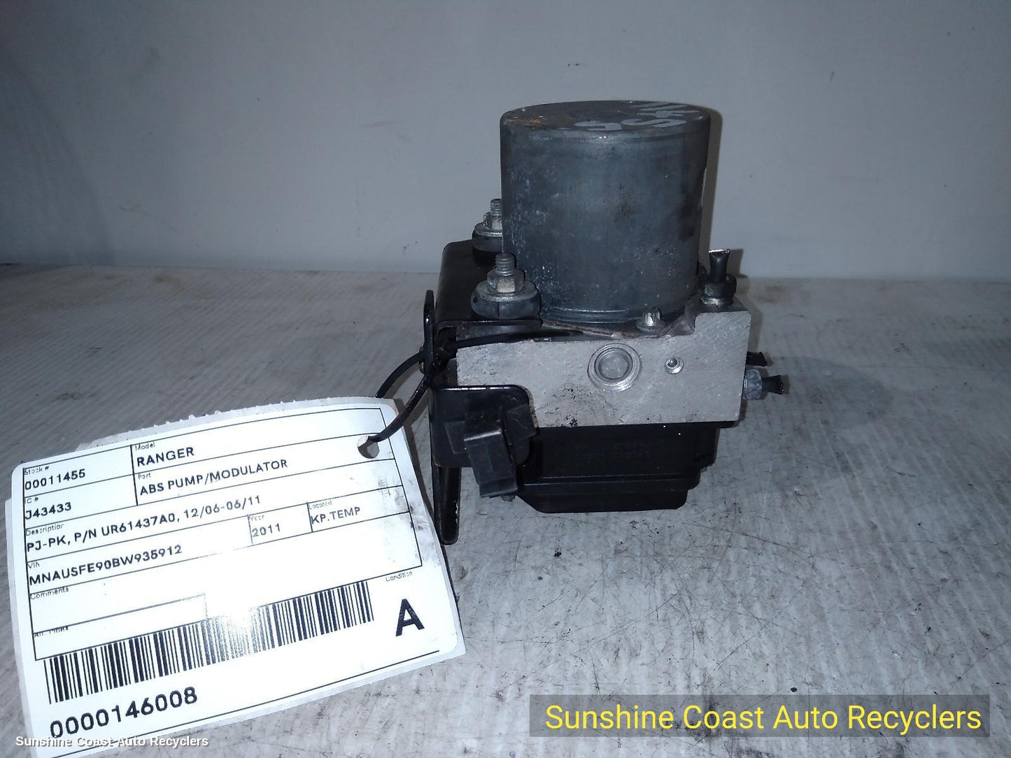 2011 Ford Ranger Abs Pump Modulator