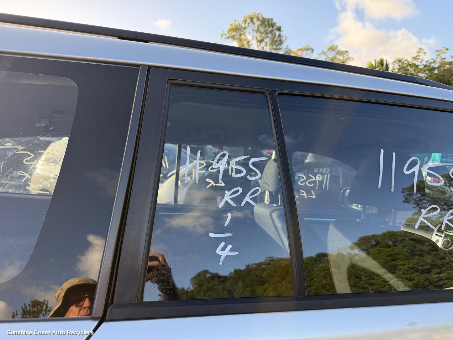2009-2015 Mitsubishi Challenger Right Rear 1 4 Door Glass