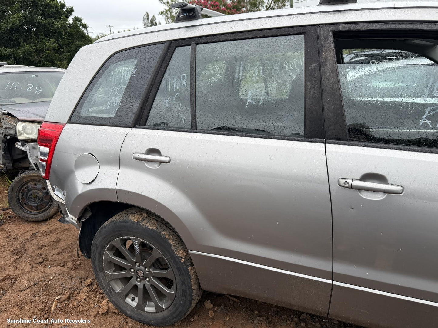 2015 Suzuki Vitara Right Rear 1 4 Door Glass