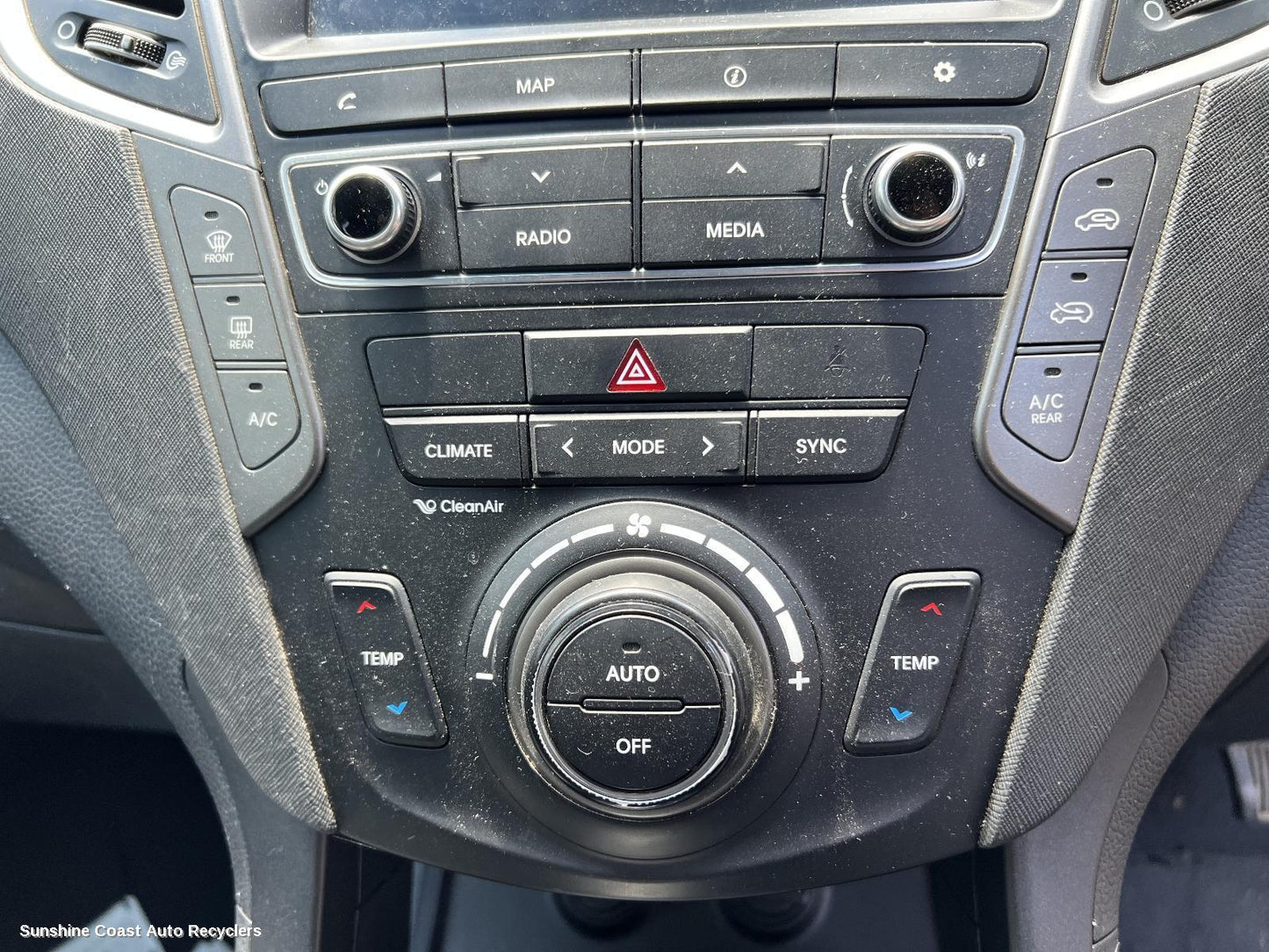 2015 Hyundai Santa Fe Heater Ac Controls