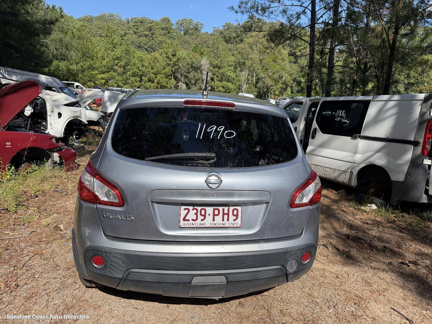 2007-2010 Nissan Dualis Bootlid Tailgate