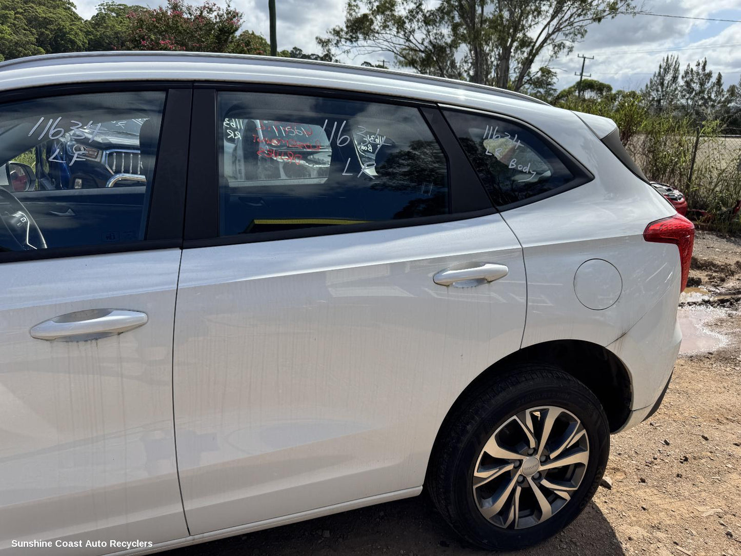 2021-2026 Haval Jolion Left Rear Door Window