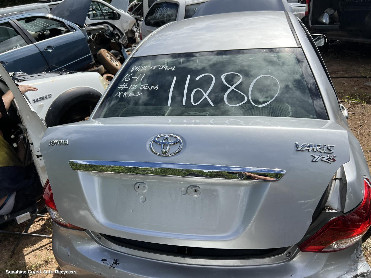 2009 Toyota Yaris Rear Garnish