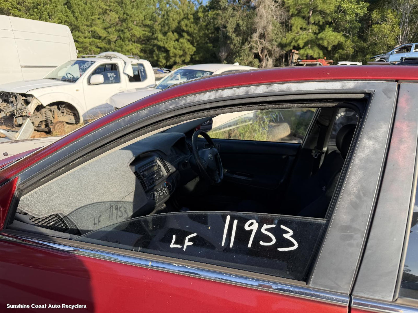 2002-2006 Toyota Camry Left Front Door Window