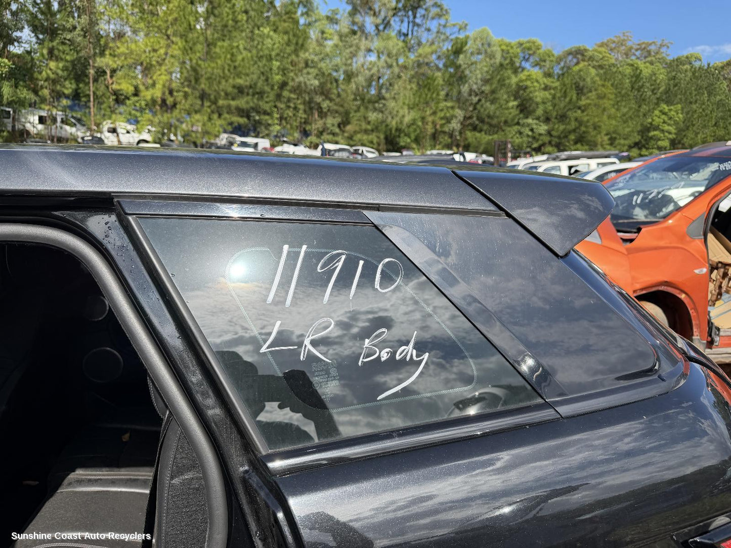 2019 Land Rover Rangerover Evoque Left Rear Side Glass