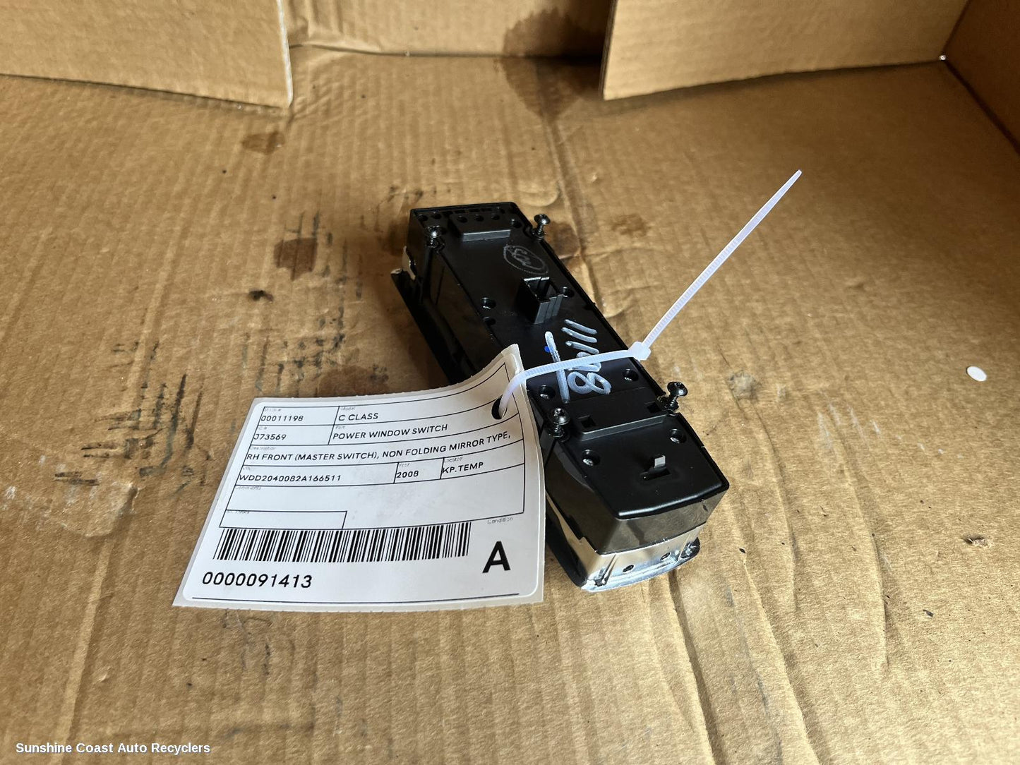 2008 Mercedes C Class Pwr Dr Wind Switch