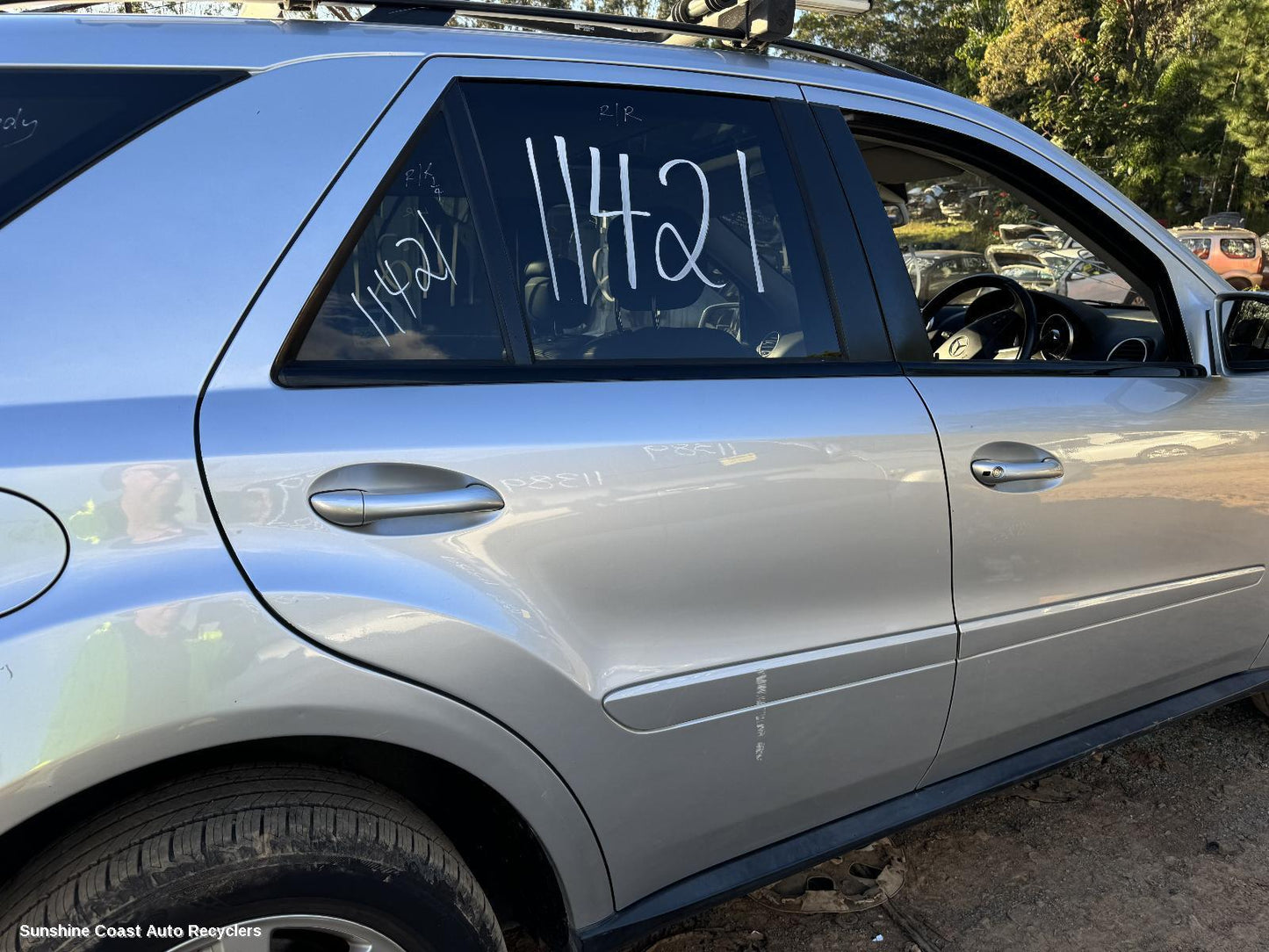 2009 Mercedes M Class Right Rear Door Sliding