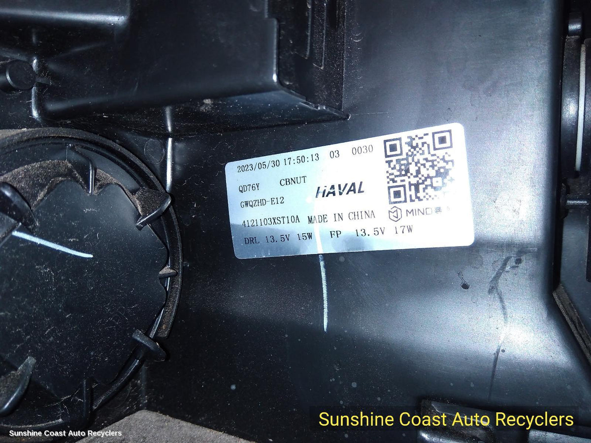 2021-2024 Haval Jolion Right Headlamp