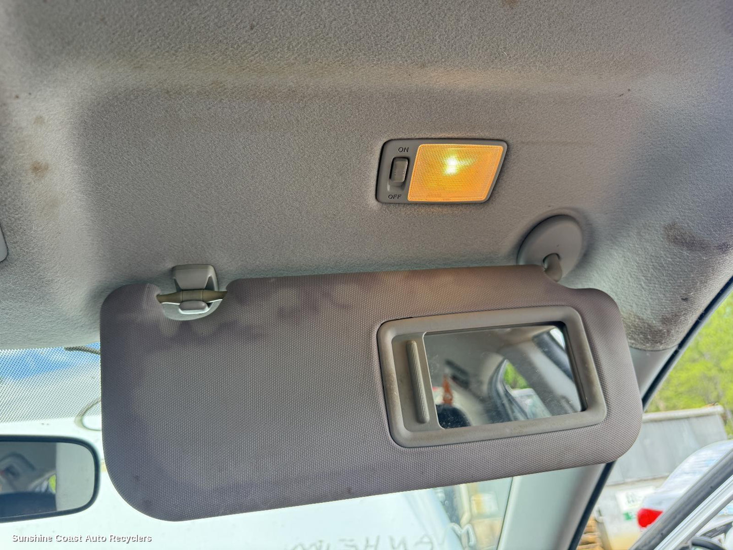 2013 Toyota Corolla Sunvisor