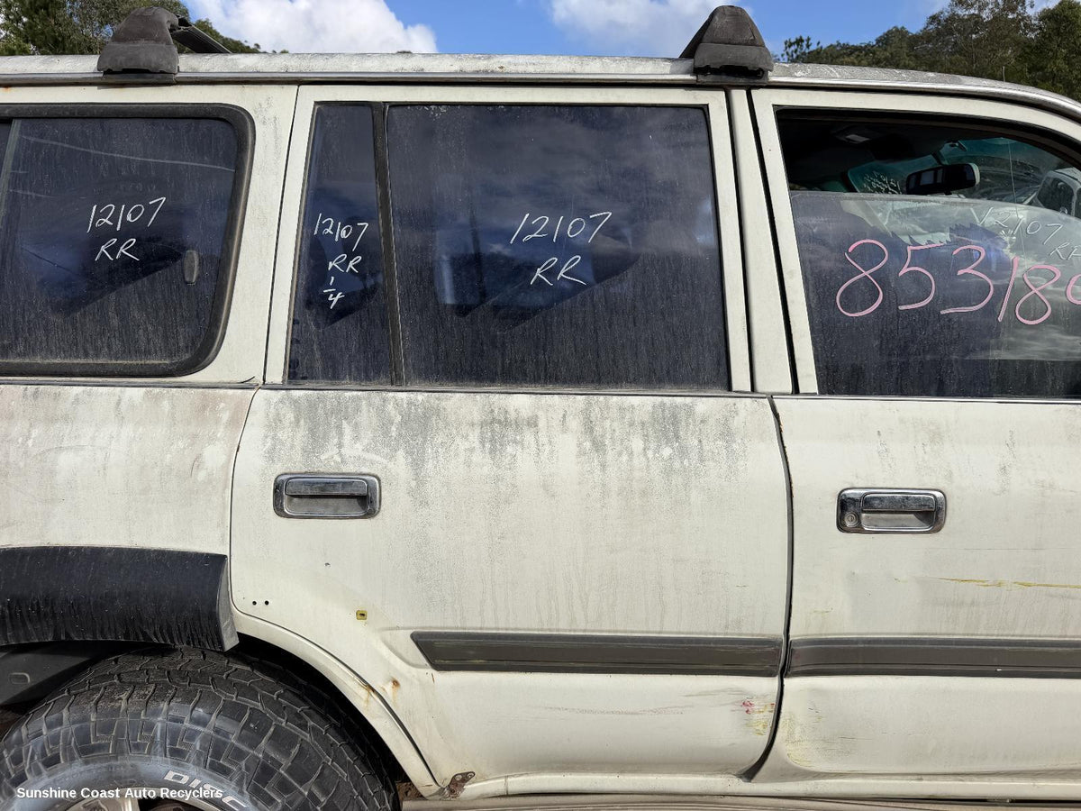 1990-1998 Toyota Landcruiser Right Rear 1 4 Door Glass