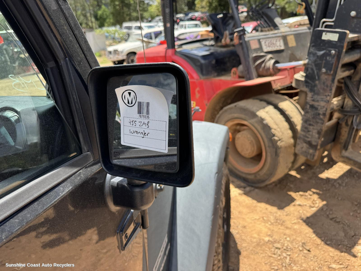 2013 Jeep Wrangler Right Door Mirror