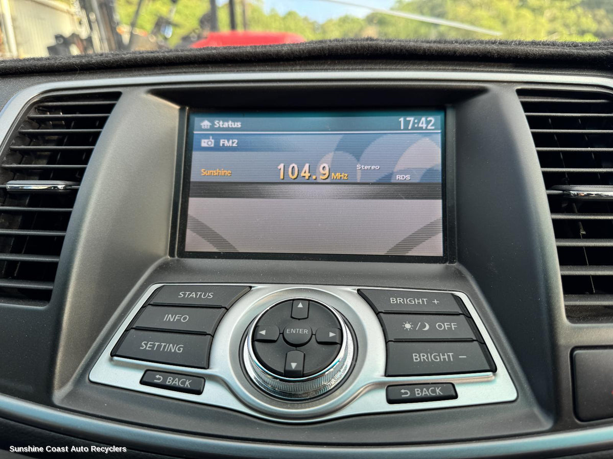 2011-2014 Nissan Maxima Radio Cd Dvd Sat Tv
