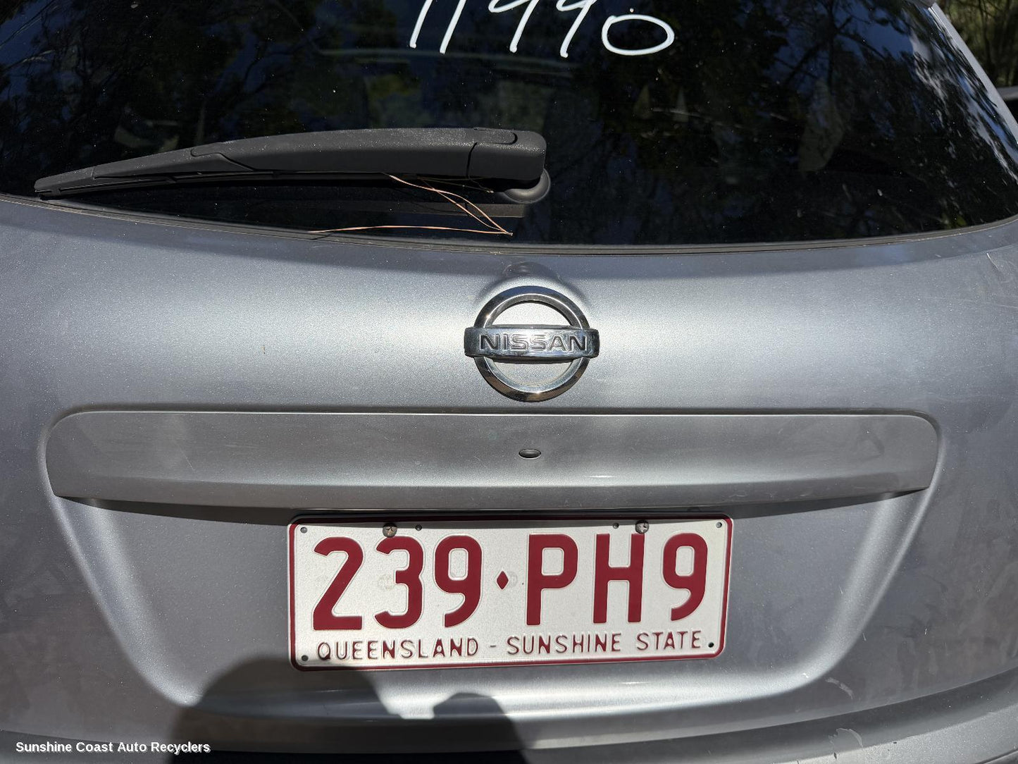 2007-2014 Nissan Dualis Rear Garnish