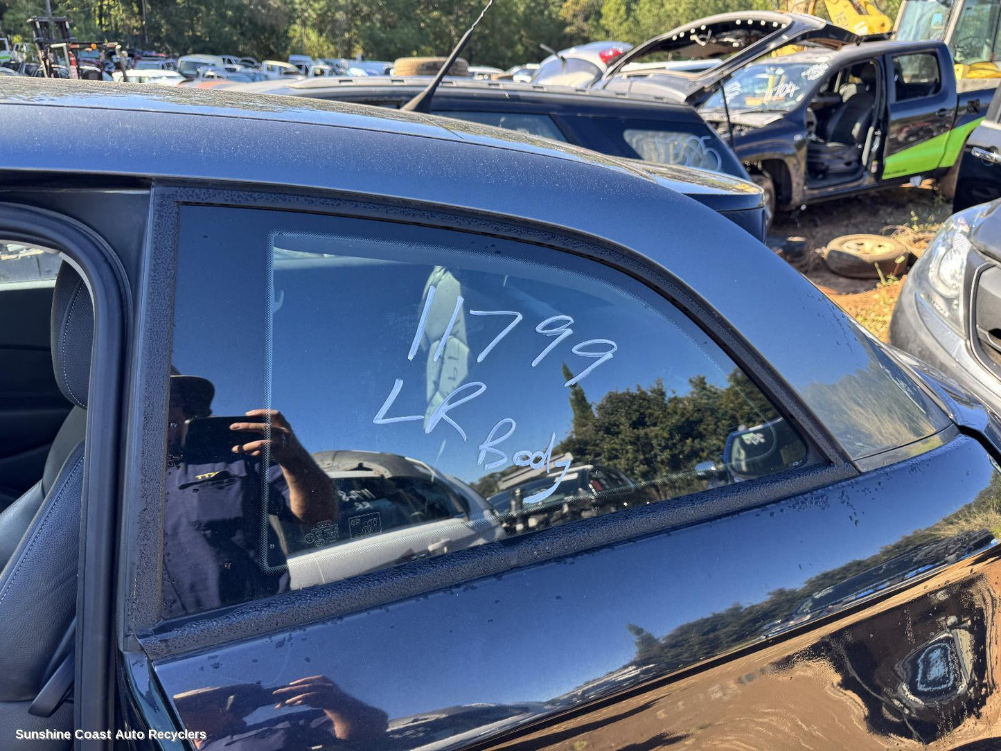 2011 Audi A1 Left Rear Side Glass