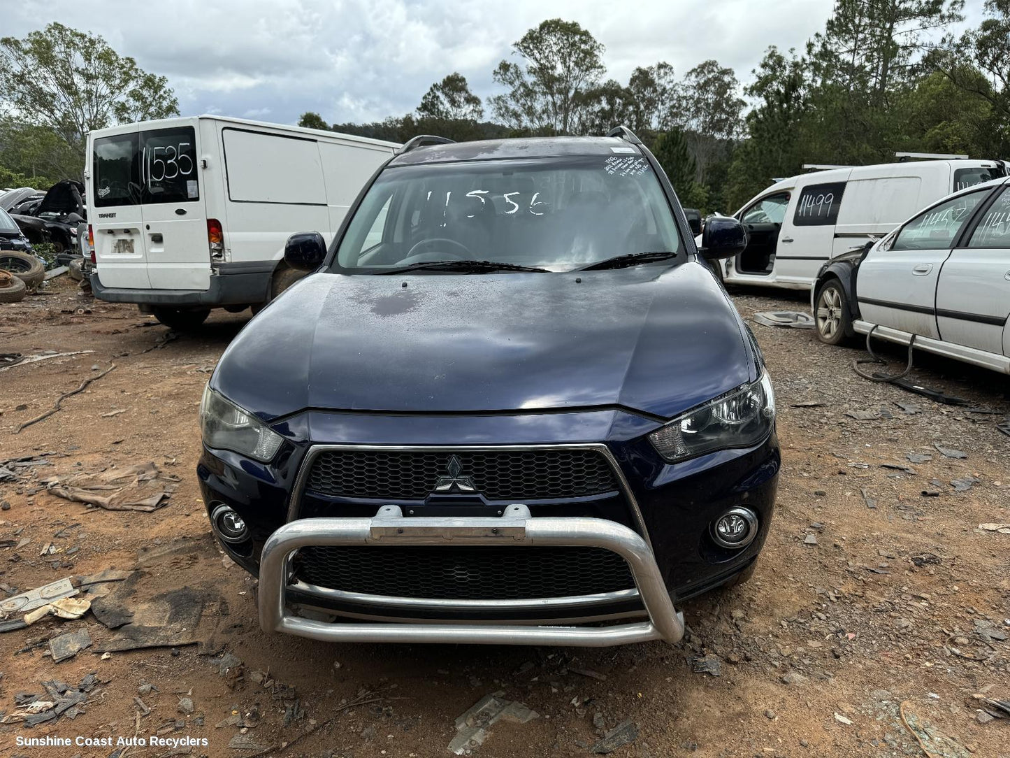 2012 Mitsubishi Outlander Front Bumper