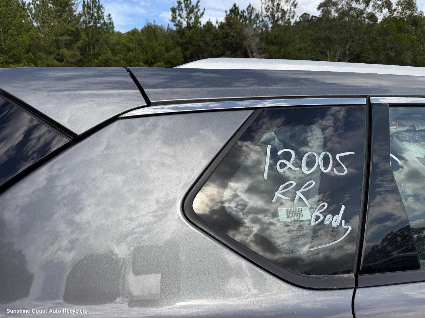 2022-2026 Nissan Xtrail Right Rear Side Glass