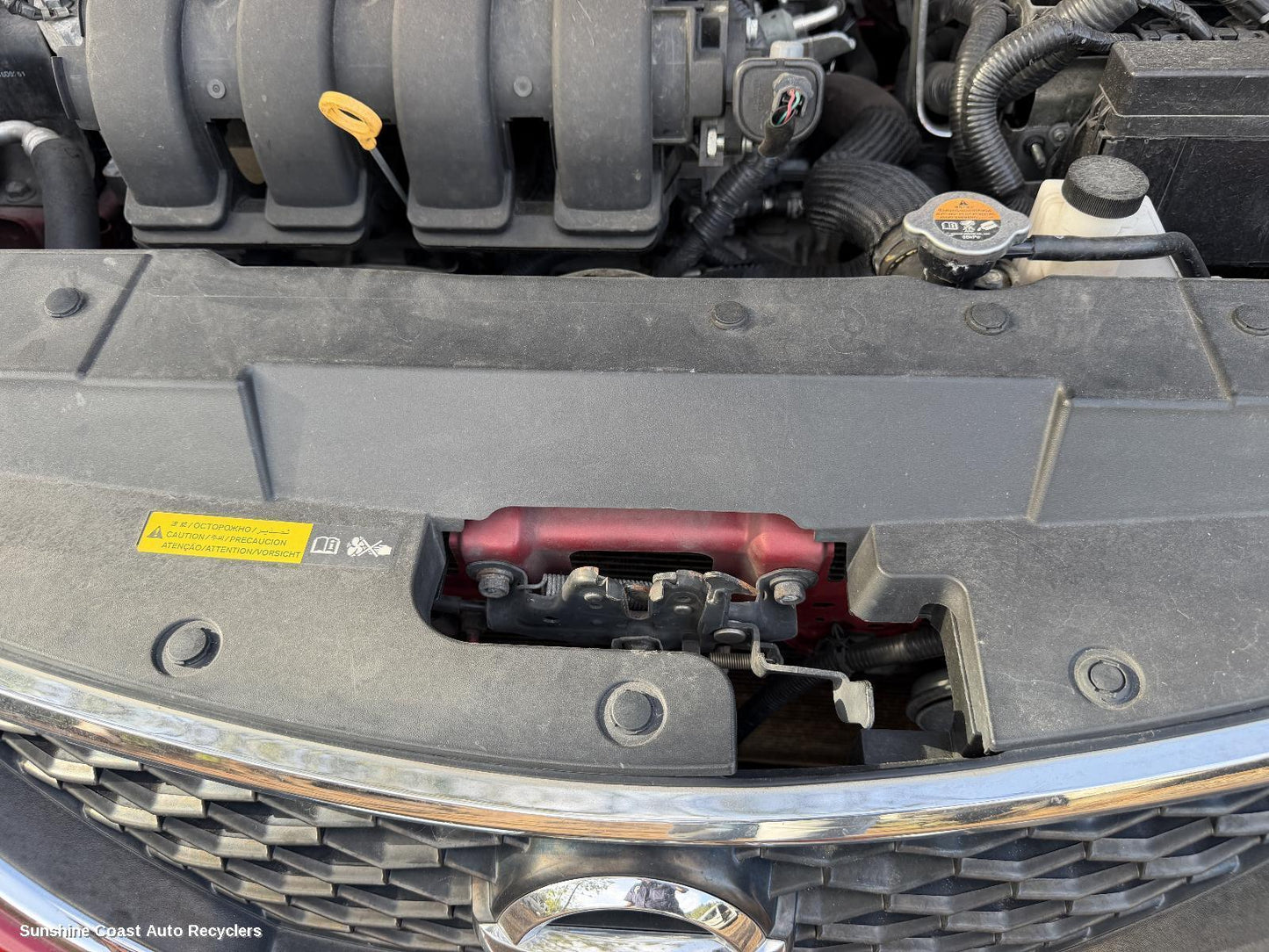 2013-2016 Nissan Pulsar Bonnet Lock Support