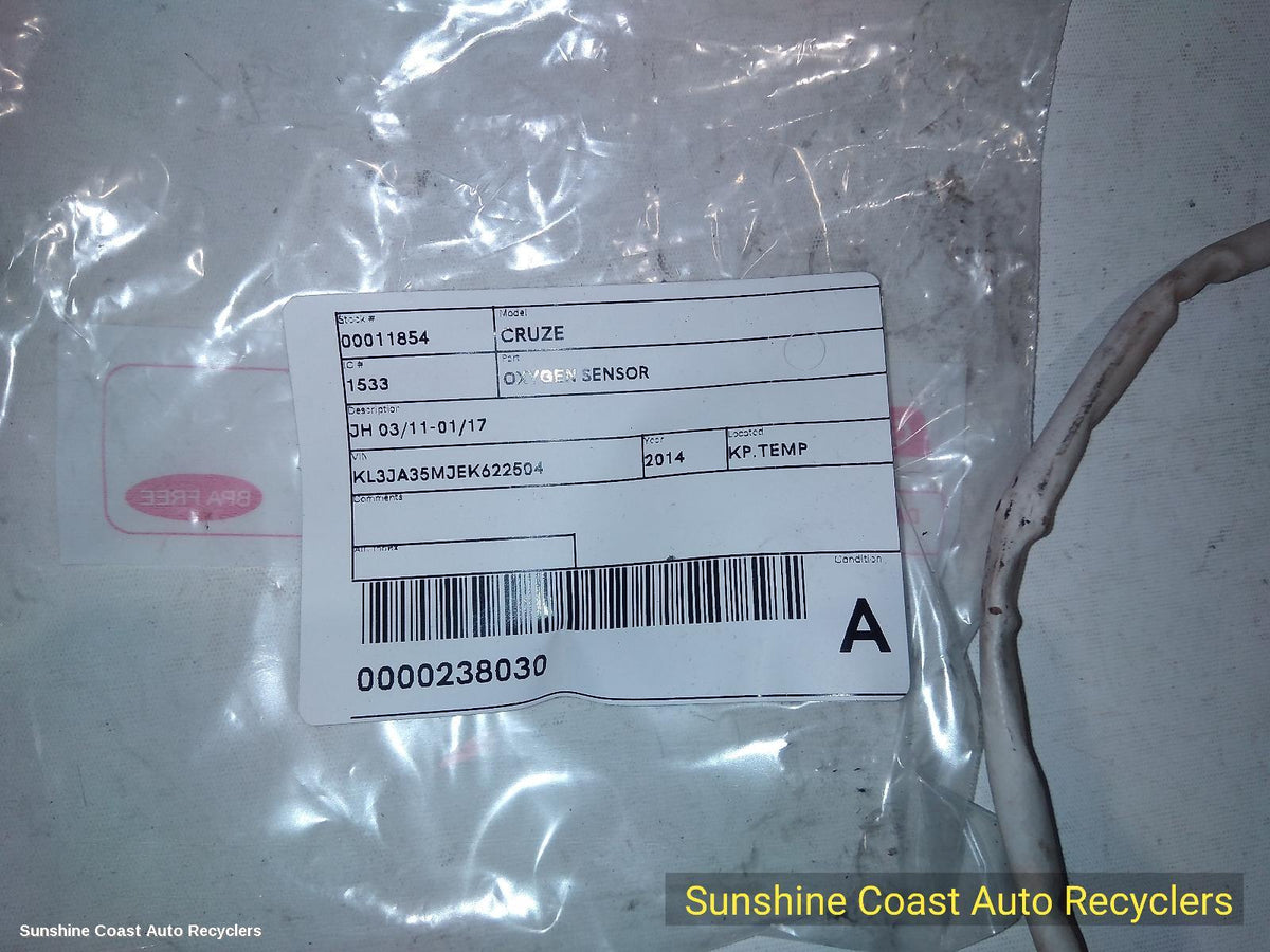 2013-2017 Holden Cruze Oxygen Sensor