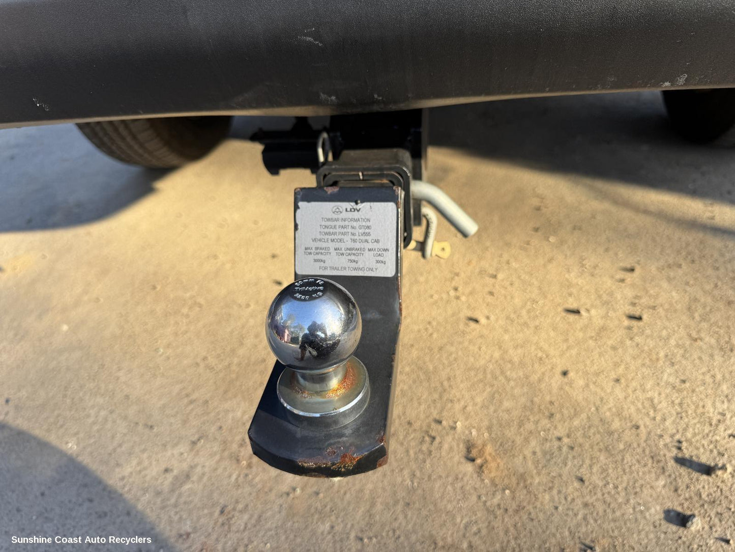 2020 Ldv T60 Towbar