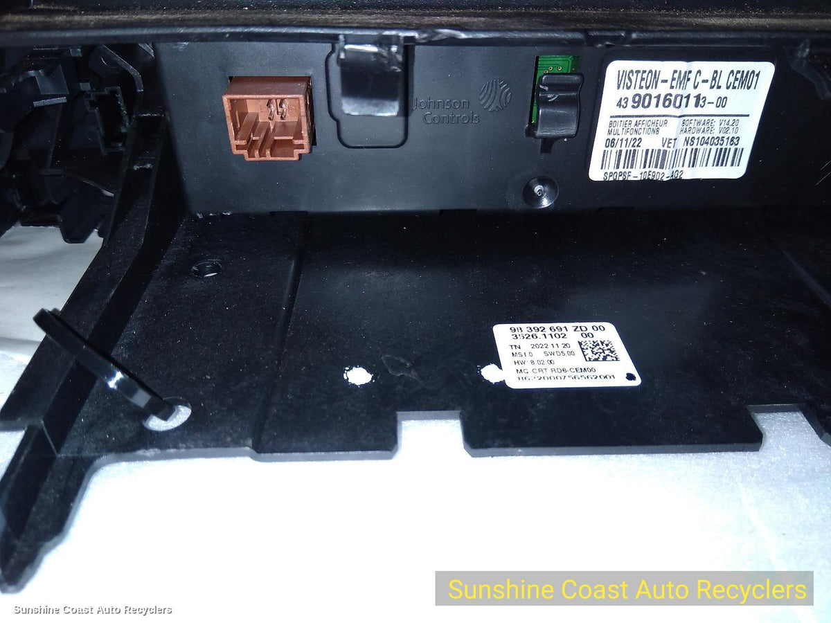 2019-2025 Peugeot Partner Radio Cd Dvd Sat Tv