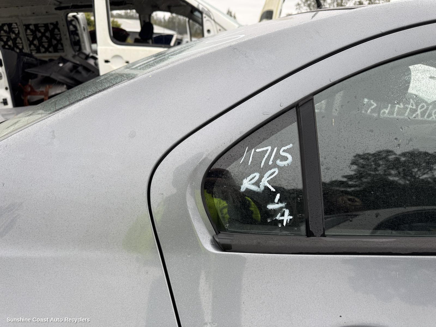 2013 Holden Barina Right Rear 1 4 Door Glass