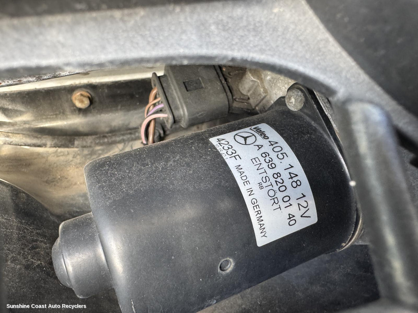 2013 Mercedes Vito Wiper Motor
