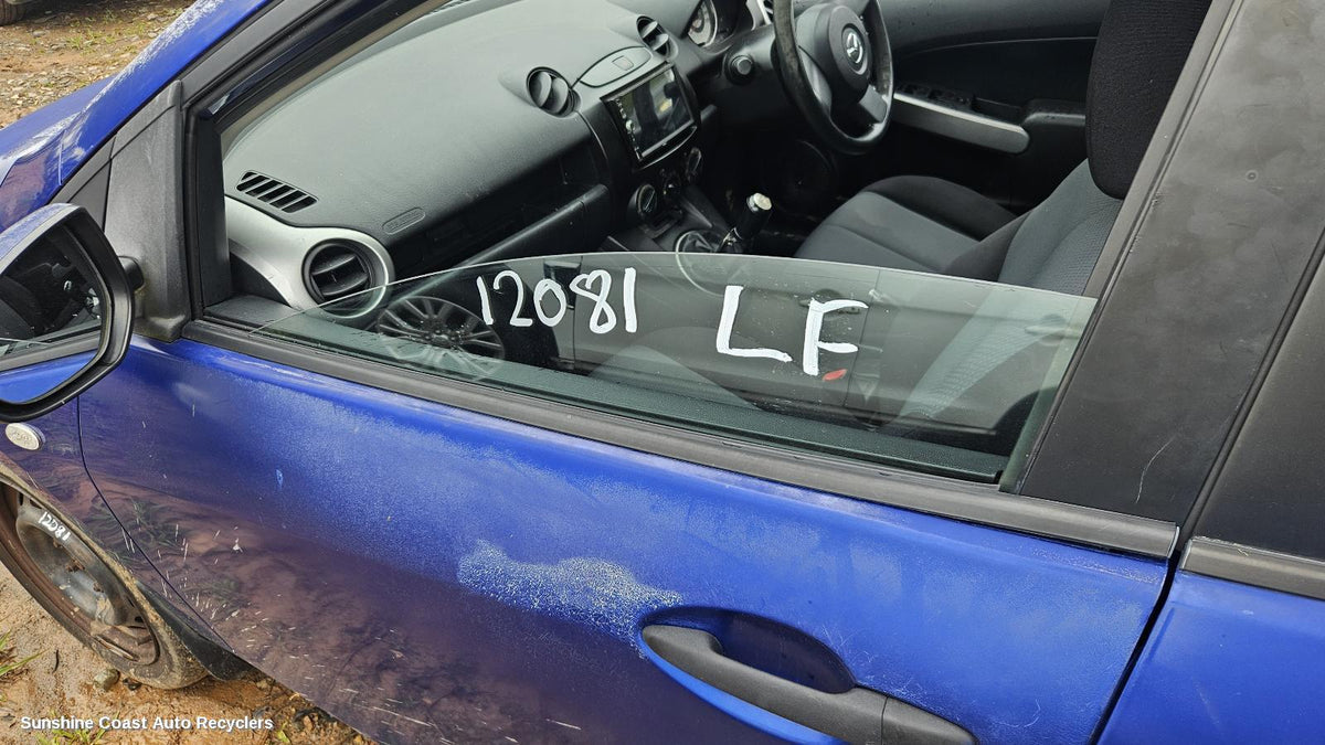 2007-2014 Mazda 2 Left Front Door Window