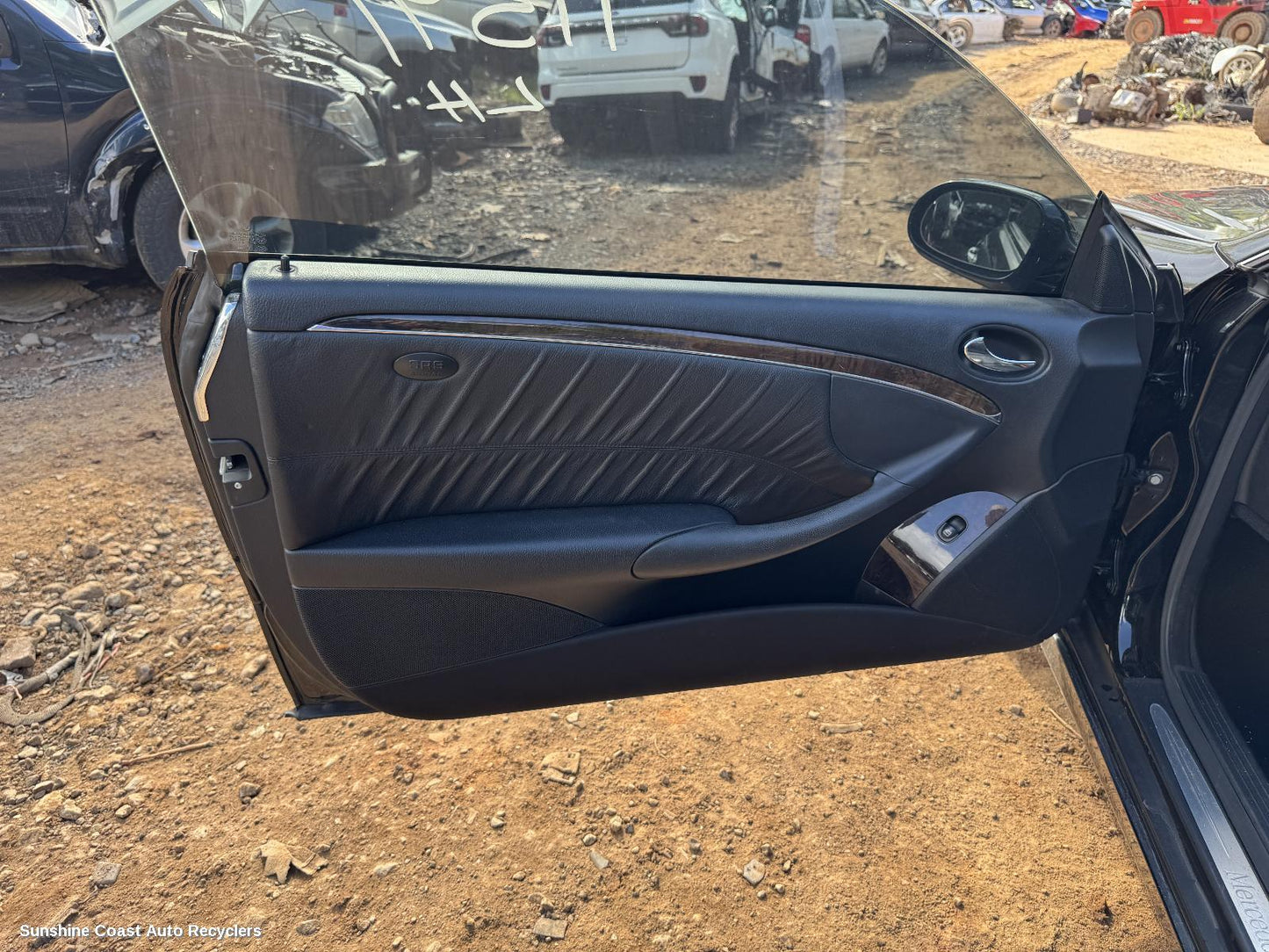 2007 Mercedes Clk Left Front Window Reg Motor