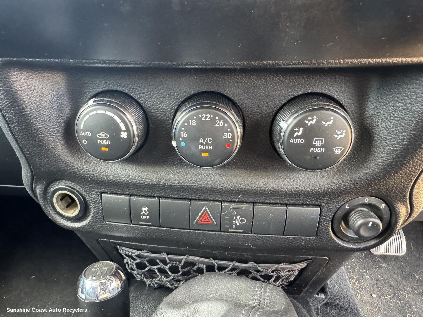2013 Jeep Wrangler Heater Ac Controls