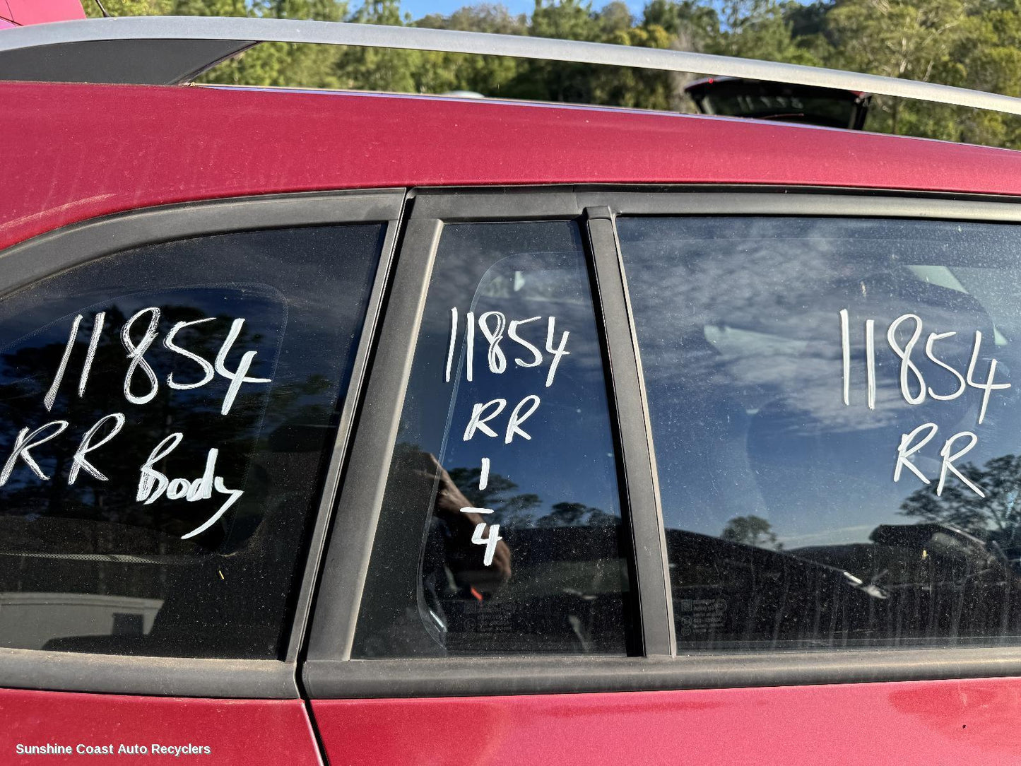 2014 Holden Cruze Right Rear 1 4 Door Glass