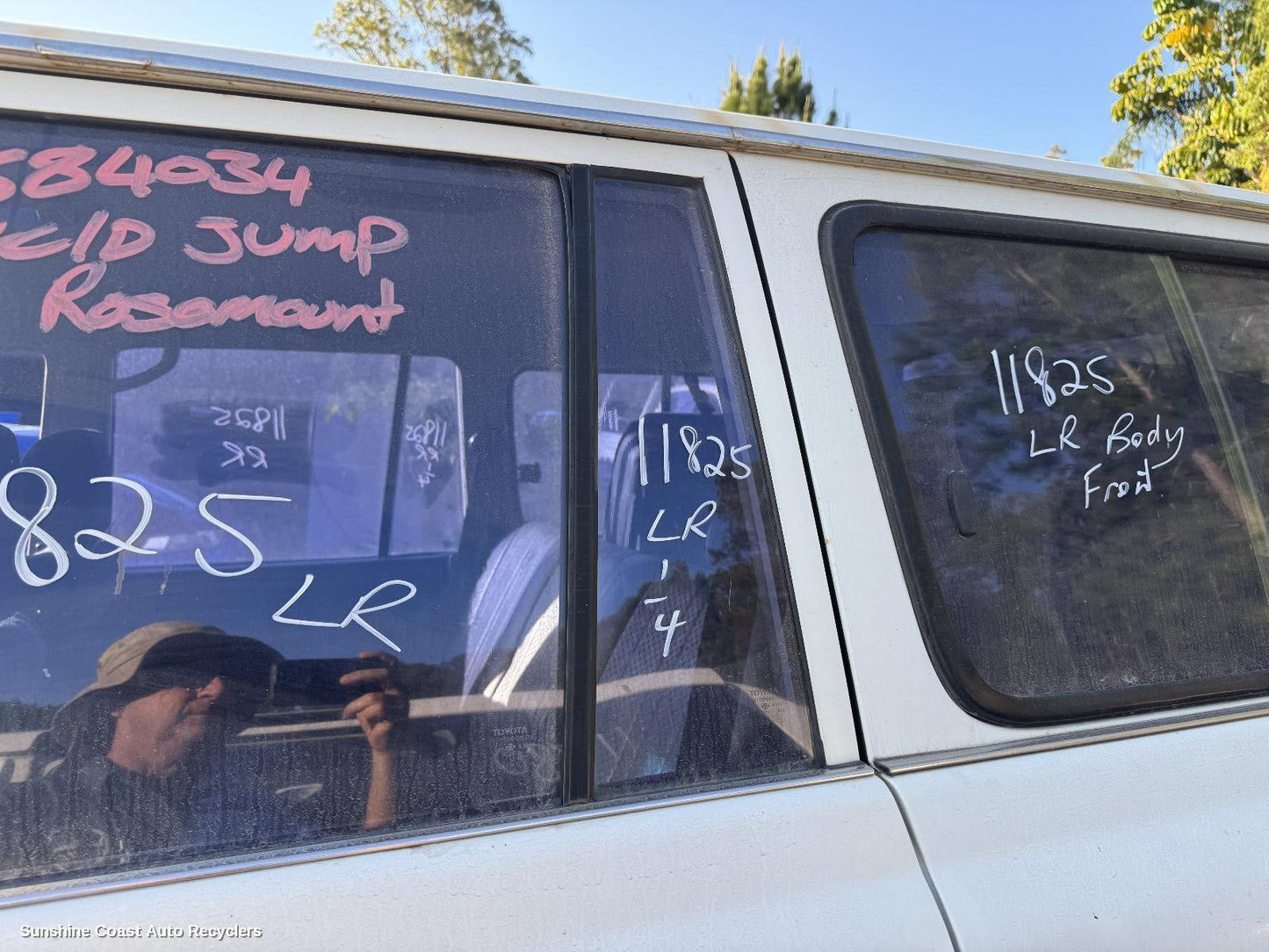 1996 Toyota Landcruiser Left Rear 1 4 Door Glass