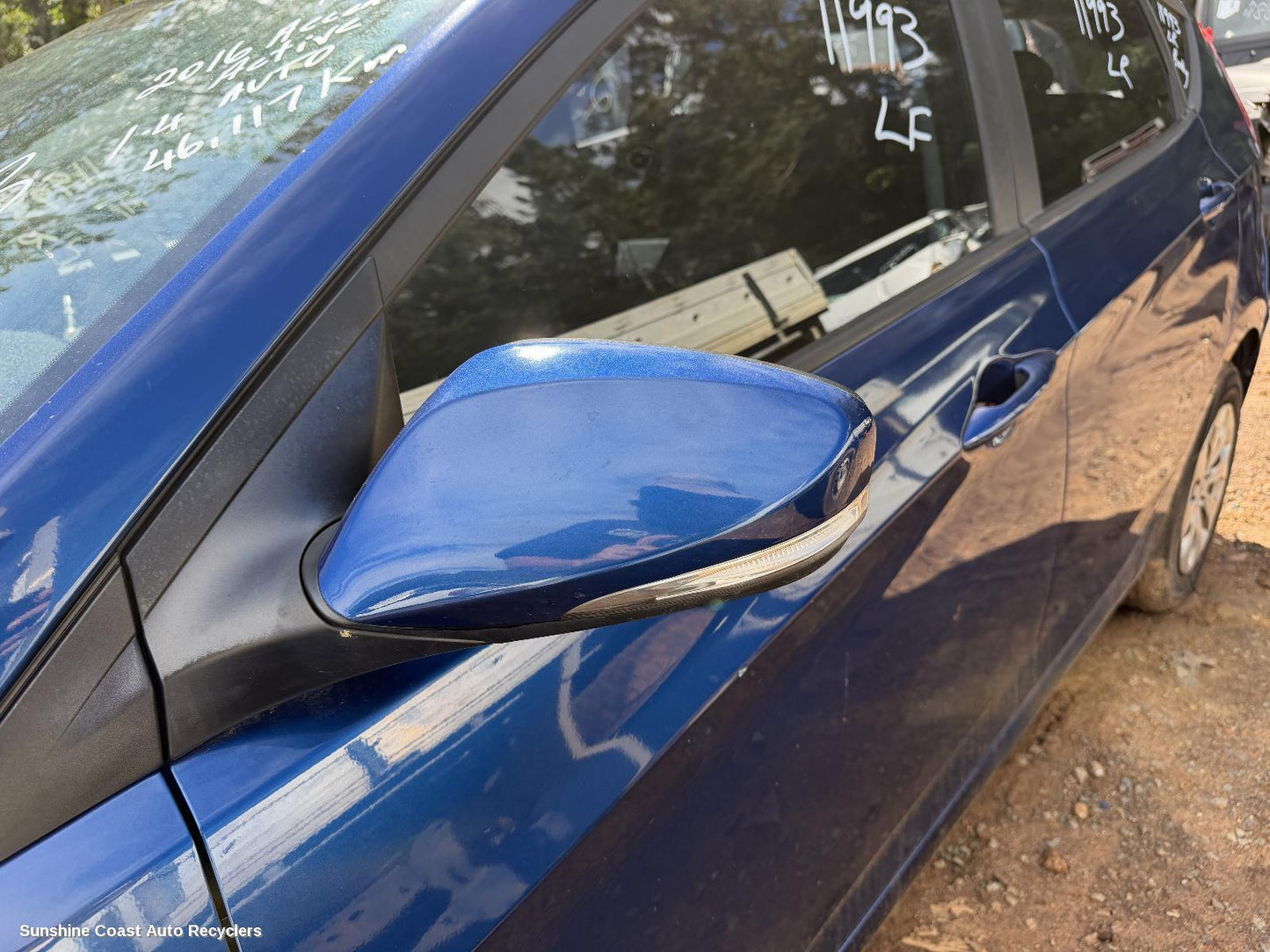 2011-2019 Hyundai Accent Left Door Mirror