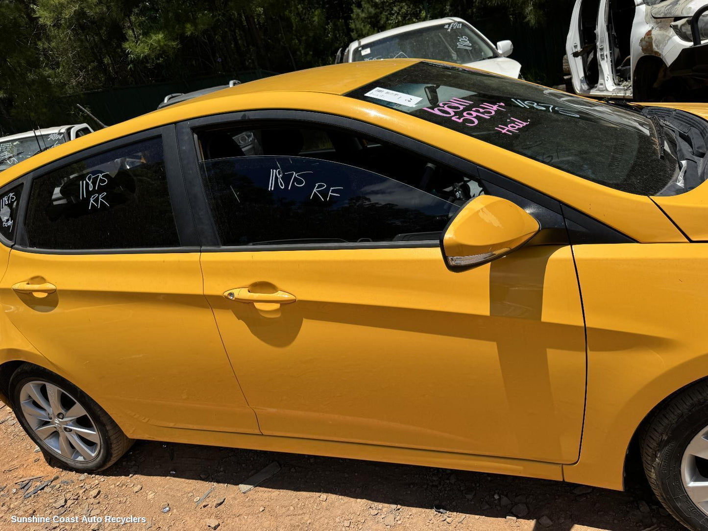 2011-2019 Hyundai Accent Right Front Door