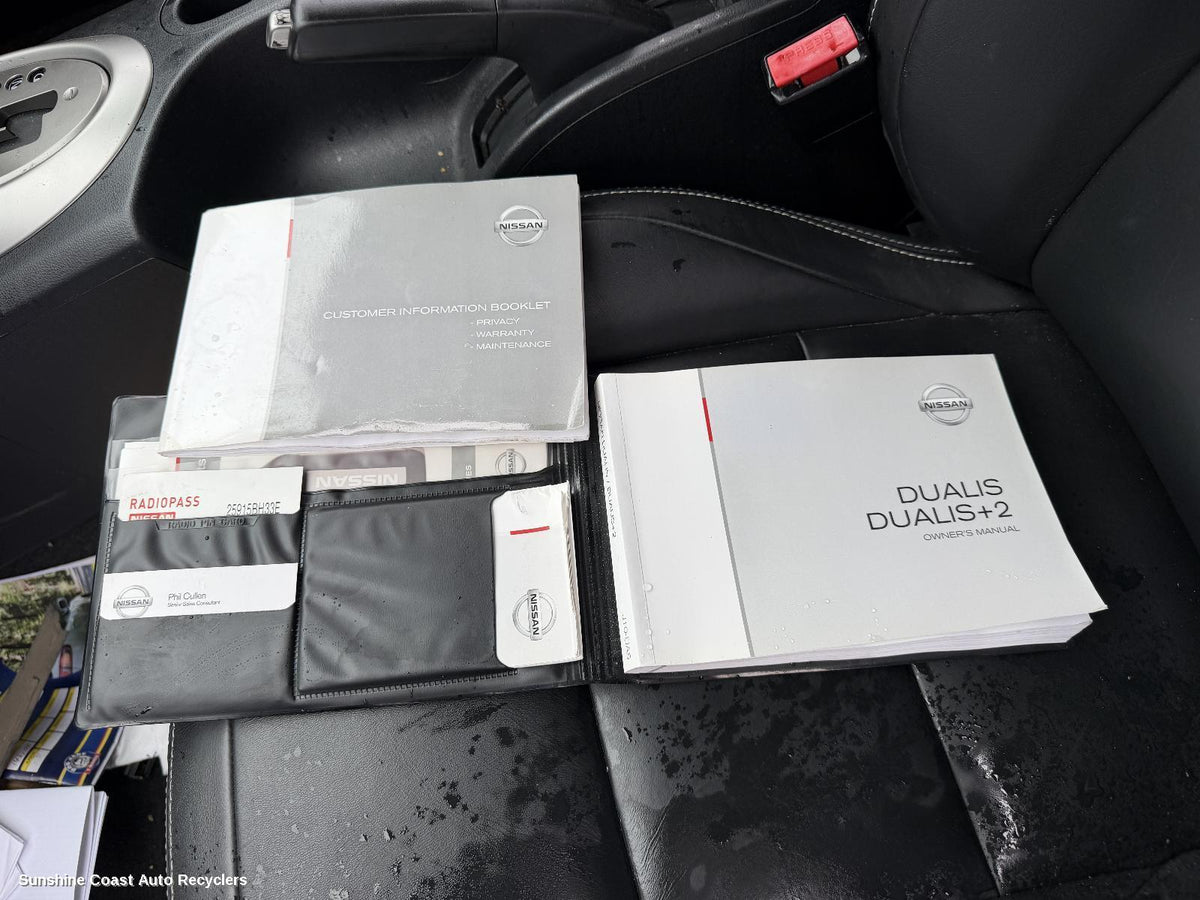 2007-2014 Nissan Dualis Owners Handbook