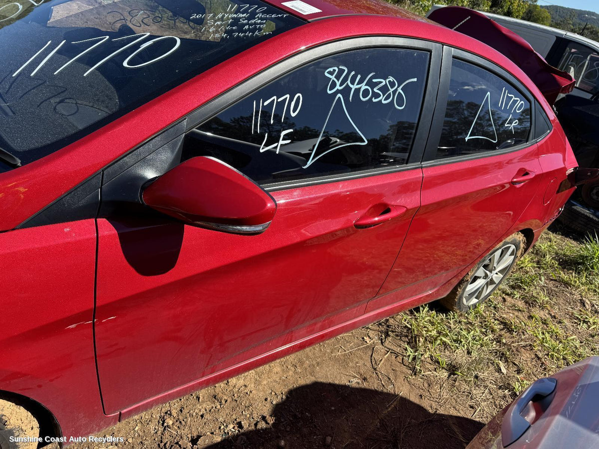 2011-2019 Hyundai Accent Left Door Mirror