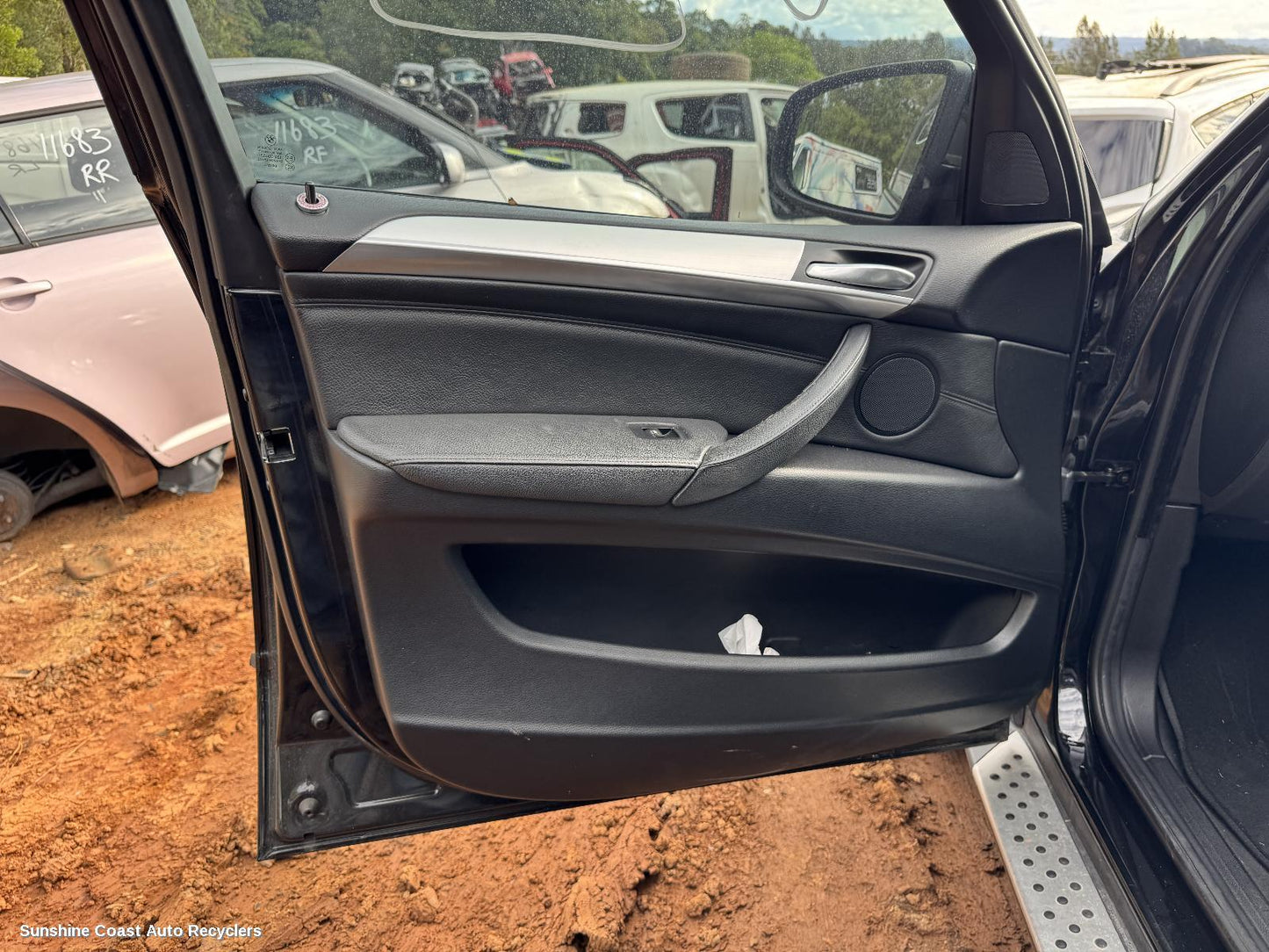 2008 Bmw X5 Left Front Window Reg Motor