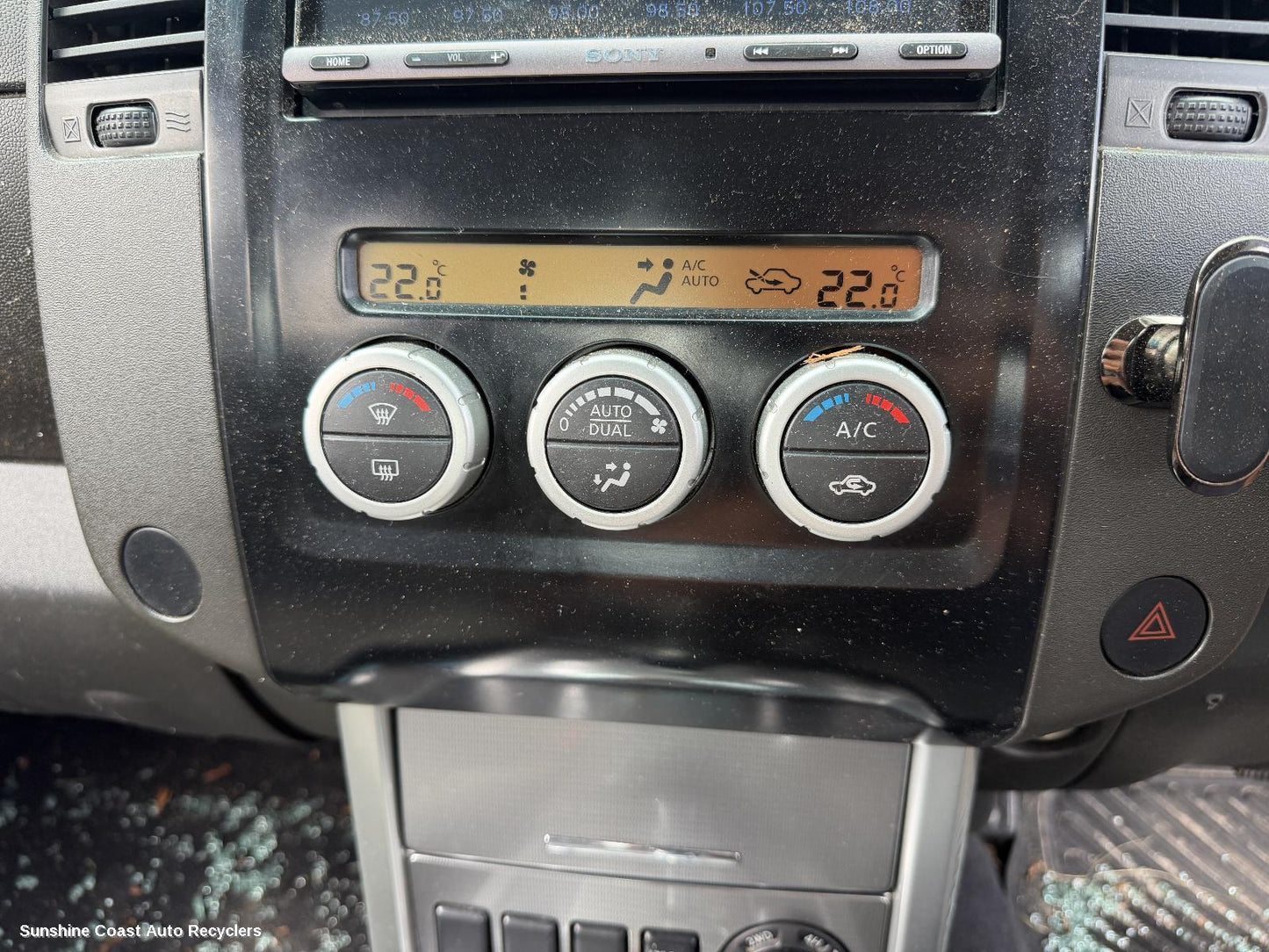 2005-2015 Nissan Navara Heater Ac Controls