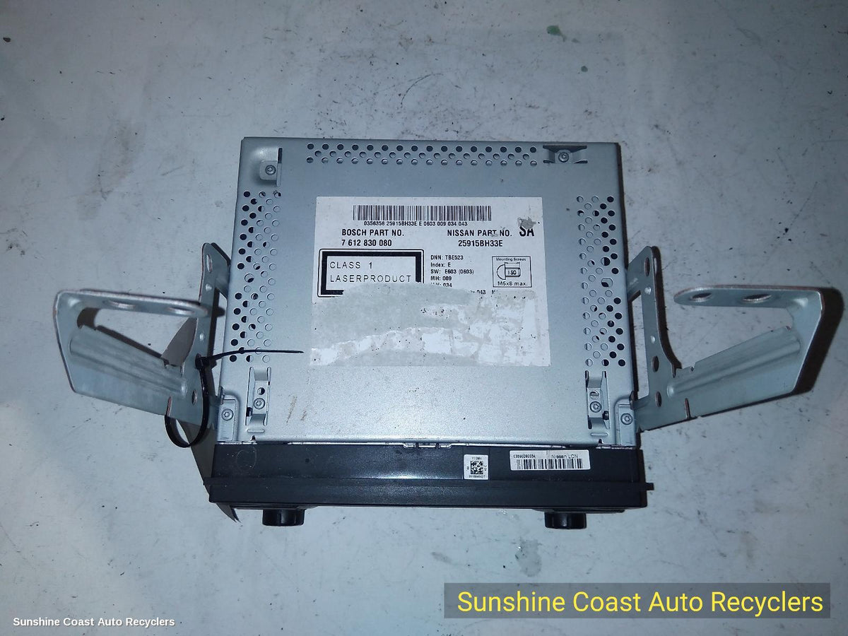 2007-2013 Nissan Xtrail Radio Cd Dvd Sat Tv