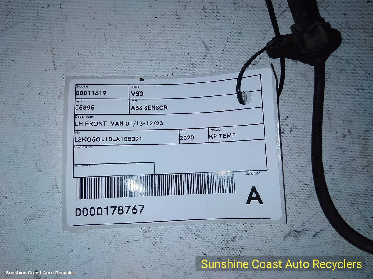 2013-2023 Ldv V80 Abs Sensor