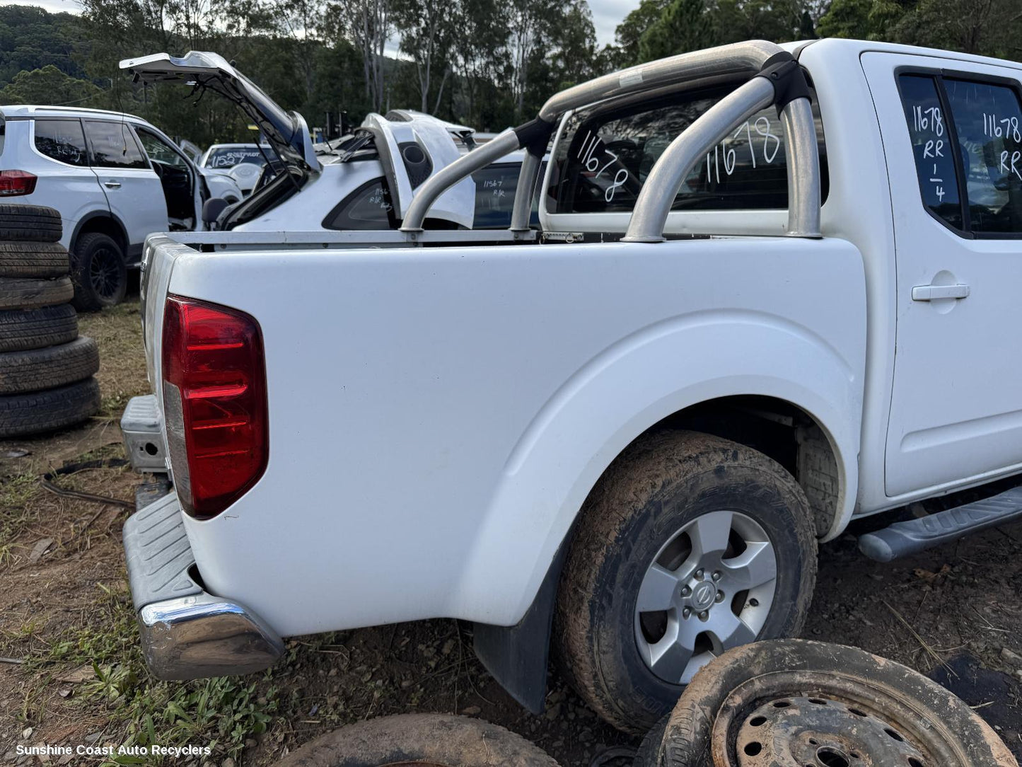 2005-2015 Nissan Navara Ute Back