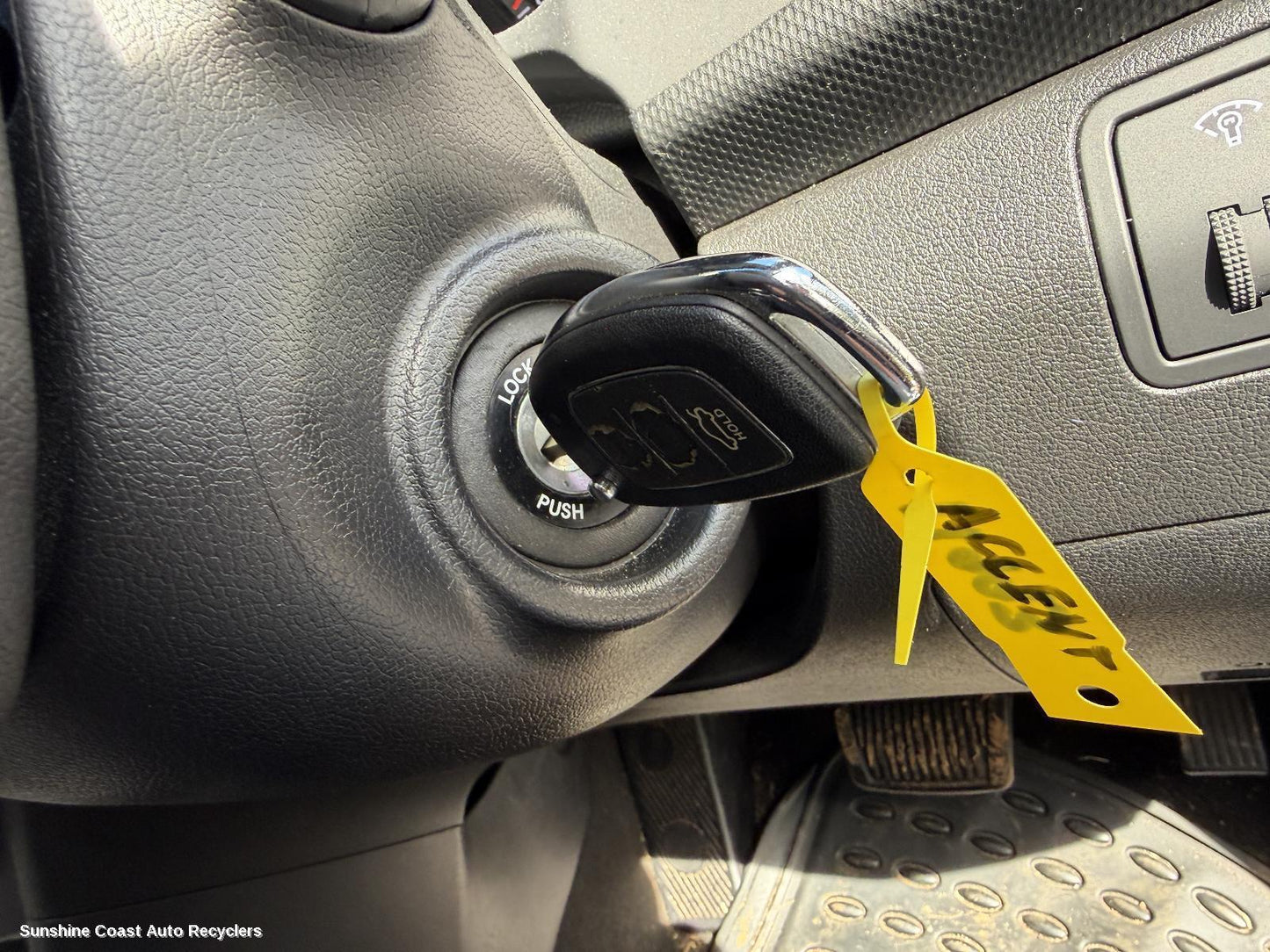 2011-2019 Hyundai Accent Ignition W  Key