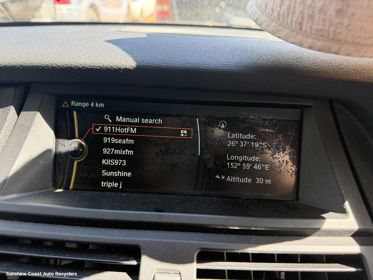 2009-2013 Bmw X5 Radio Cd Dvd Sat Tv