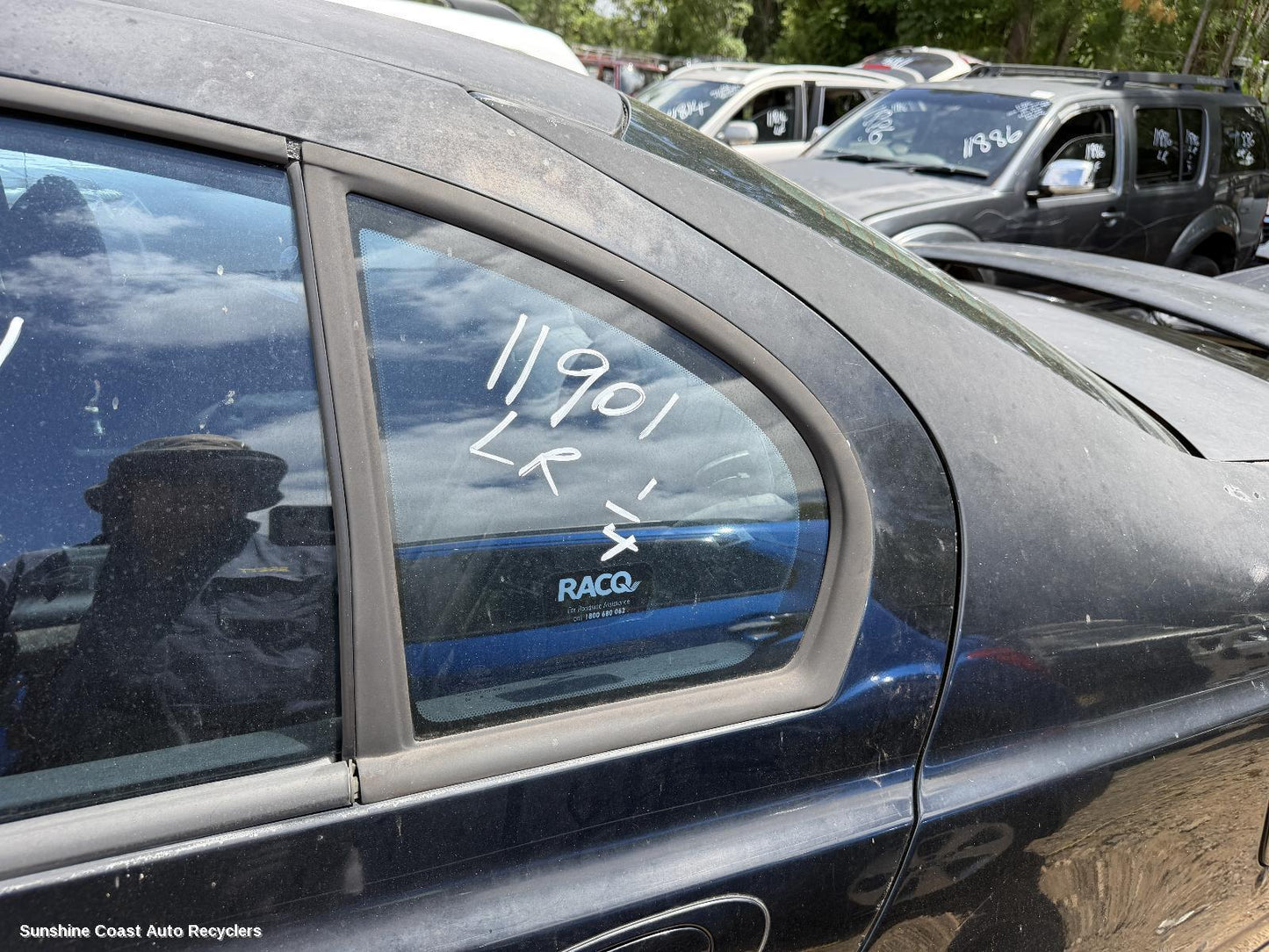 2006 Ford Falcon Left Rear 1 4 Door Glass