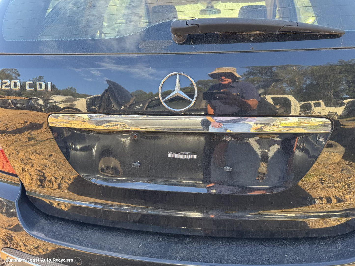 2008 Mercedes M Class Rear Garnish