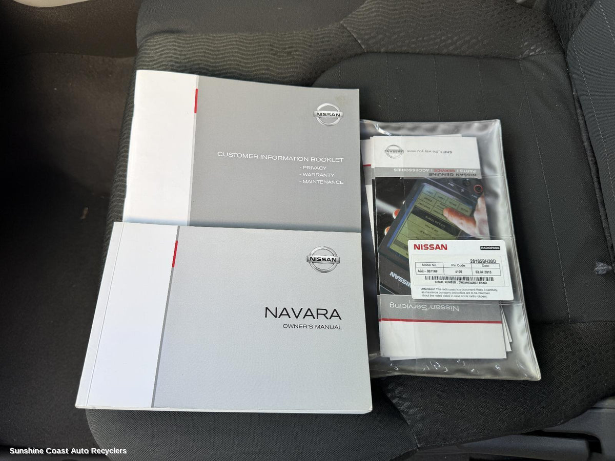 2005-2015 Nissan Navara Owners Handbook