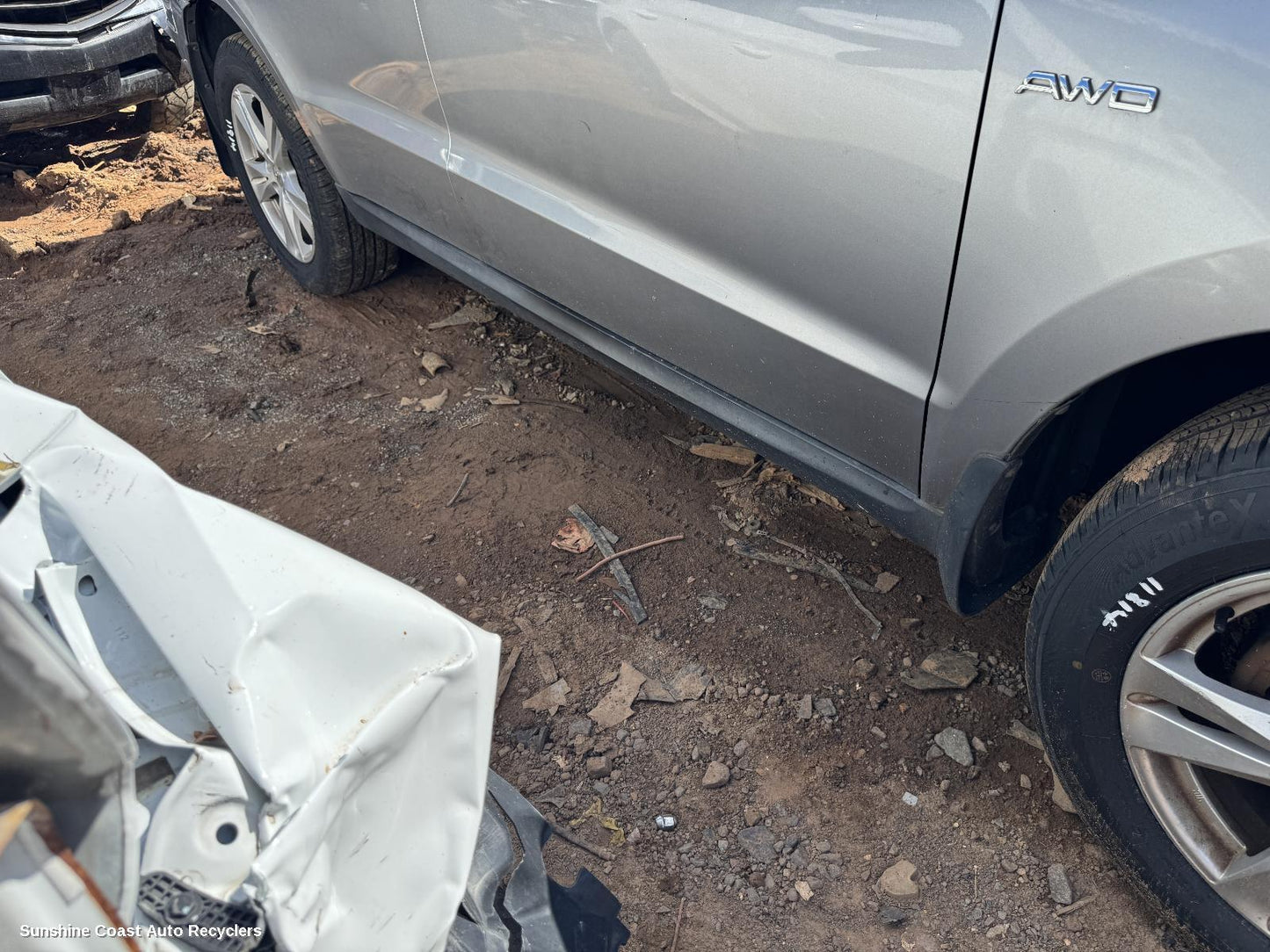 2009 Hyundai Santa Fe Side Step Skirt