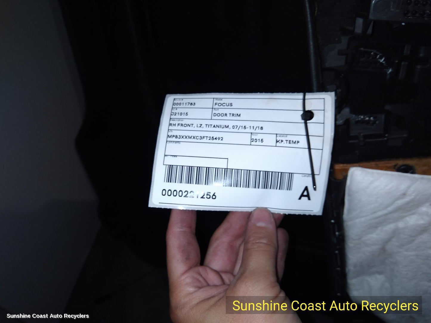 2015 Ford Focus Door Trim