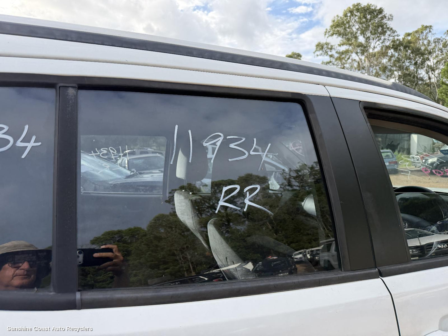 2012-2016 Holden Colorado Right Rear Door Window