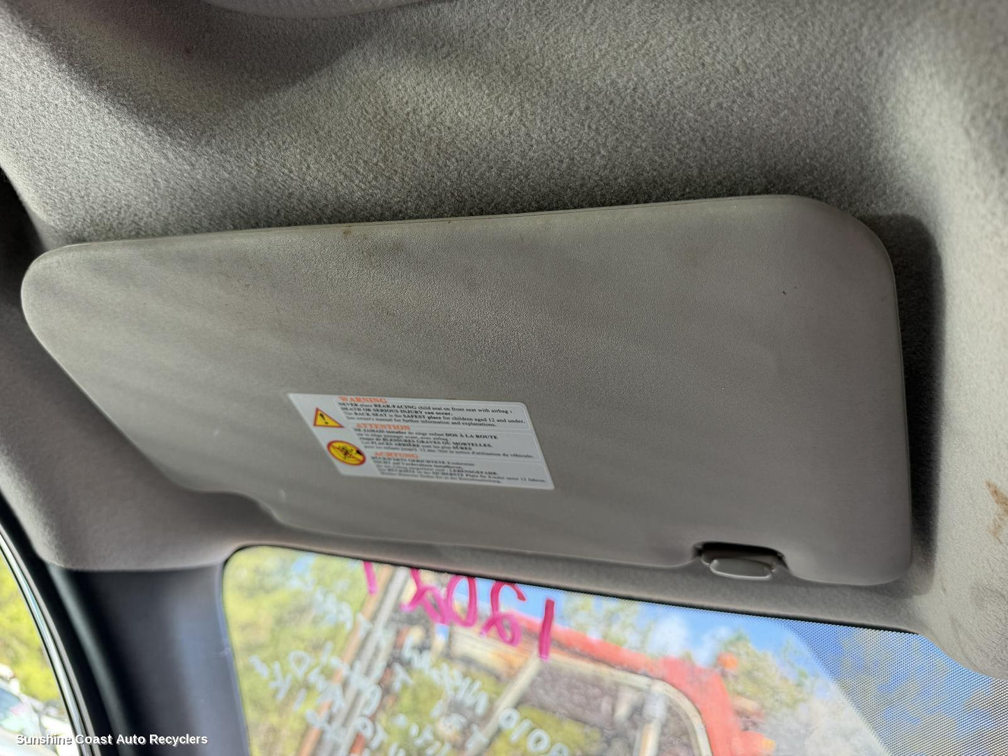 2007-2013 Nissan Xtrail Sunvisor